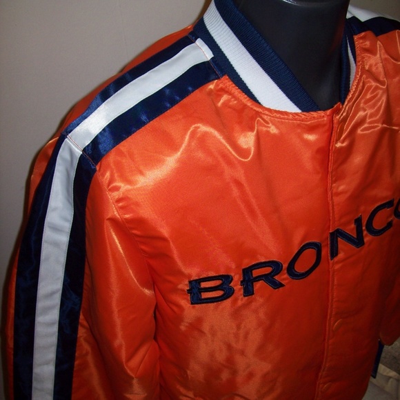 DENVER BRONCOS Starter Snap Down Jacket    4X  5X - Picture 3 of 8